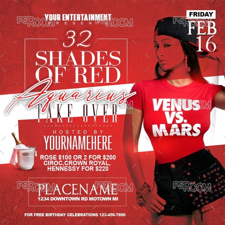 32 Shades of Red Flyer