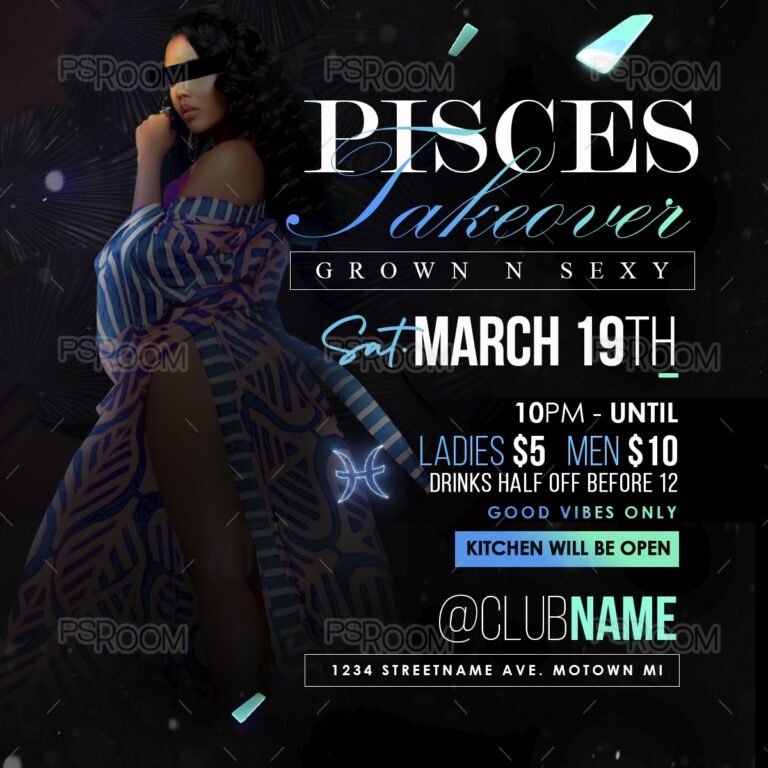 Pisces Takeover Flyer