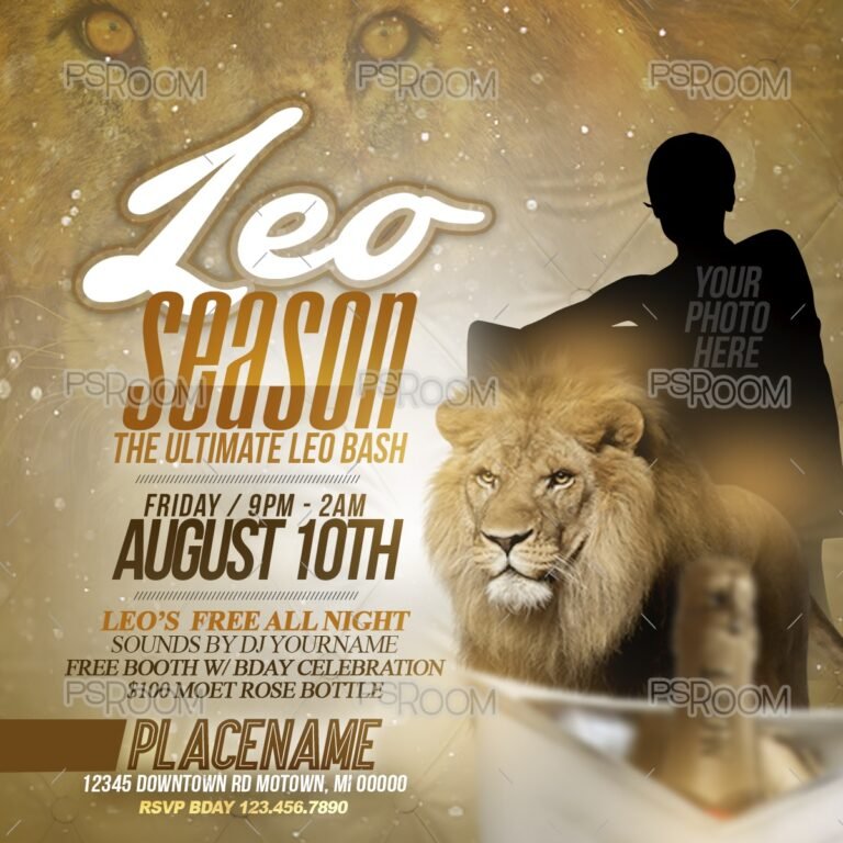 Leo Season Flyer