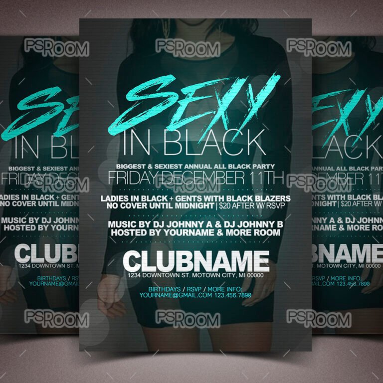 Sexy In Black Flyer