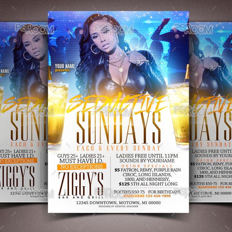 Seductive Sunday Flyer