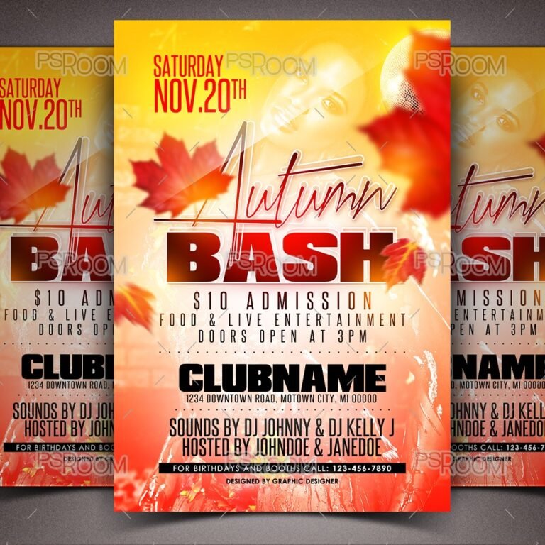 Autumn Bash Flyer