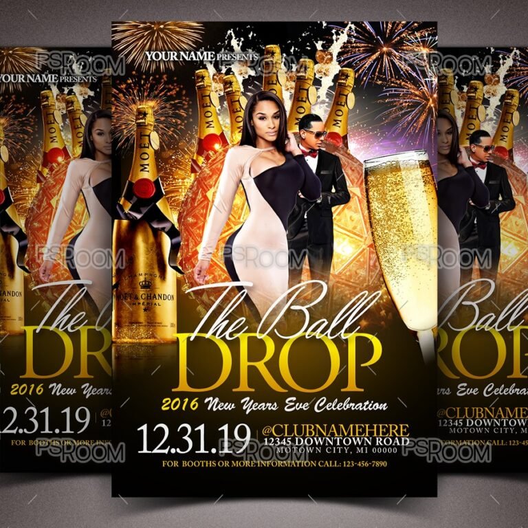 The Ball Drop Flyer