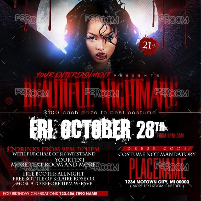 Beautiful Nightmare Flyer
