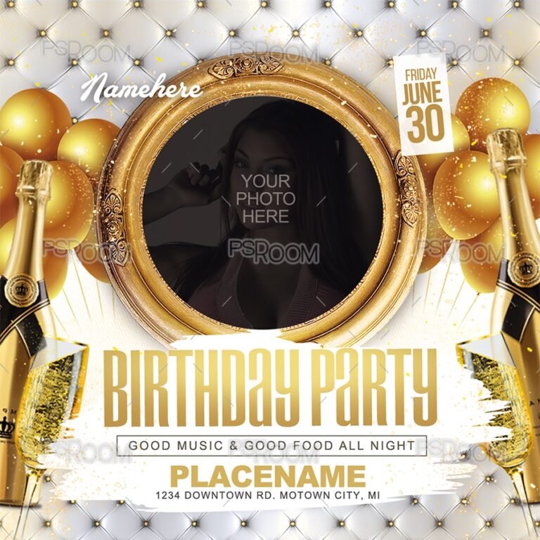 Birthday Party Flyer