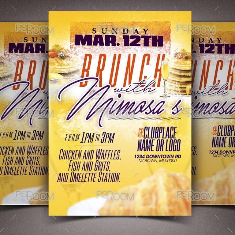 Brunch with Mimosa's Flyer