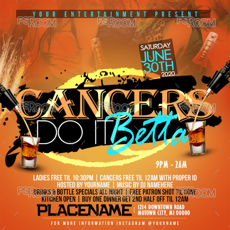 Cancers Do It Betta Flyer
