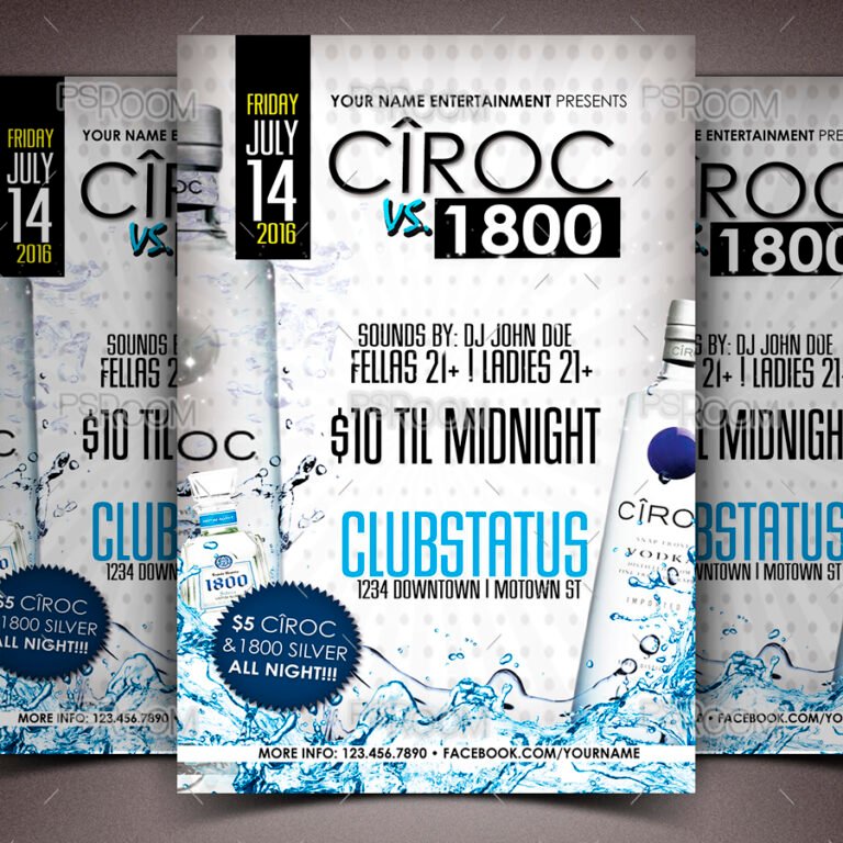 Ciroc Vs 1800 Flyer