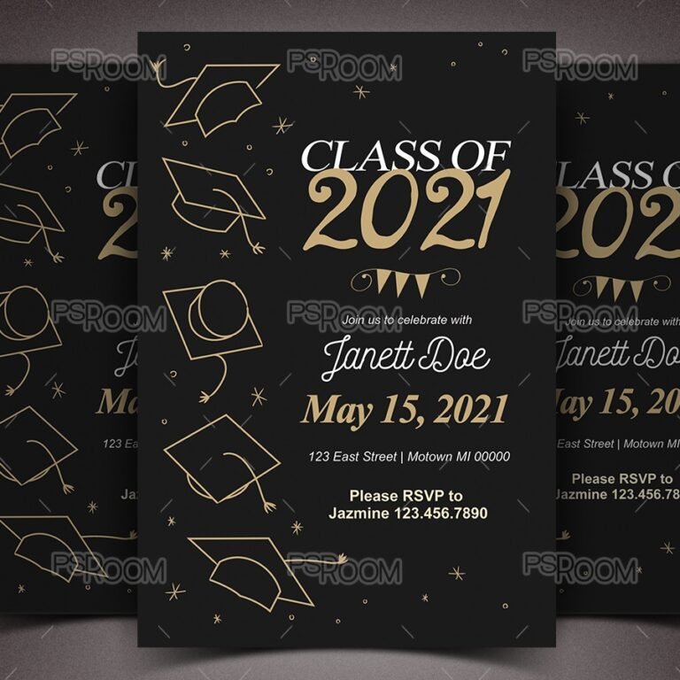 Graduation Invitation Flyer
