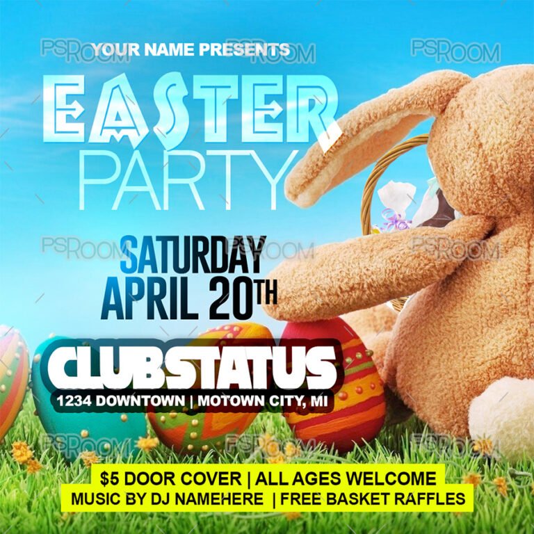 Easter Party Flyer