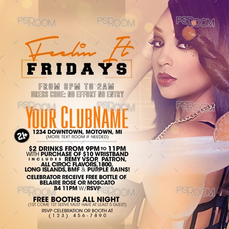 Feelin' It Fridays Flyer