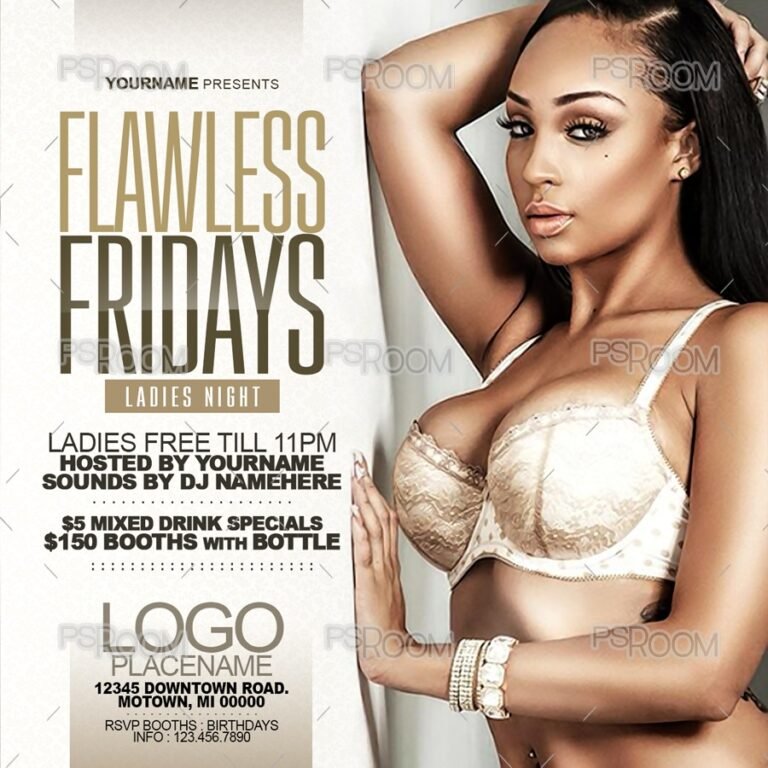 Flawless Fridays Flyer