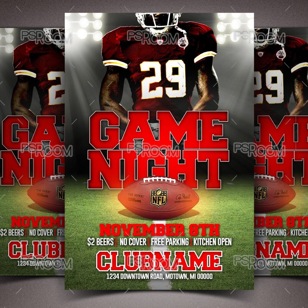 game-night-flyer-psdroom