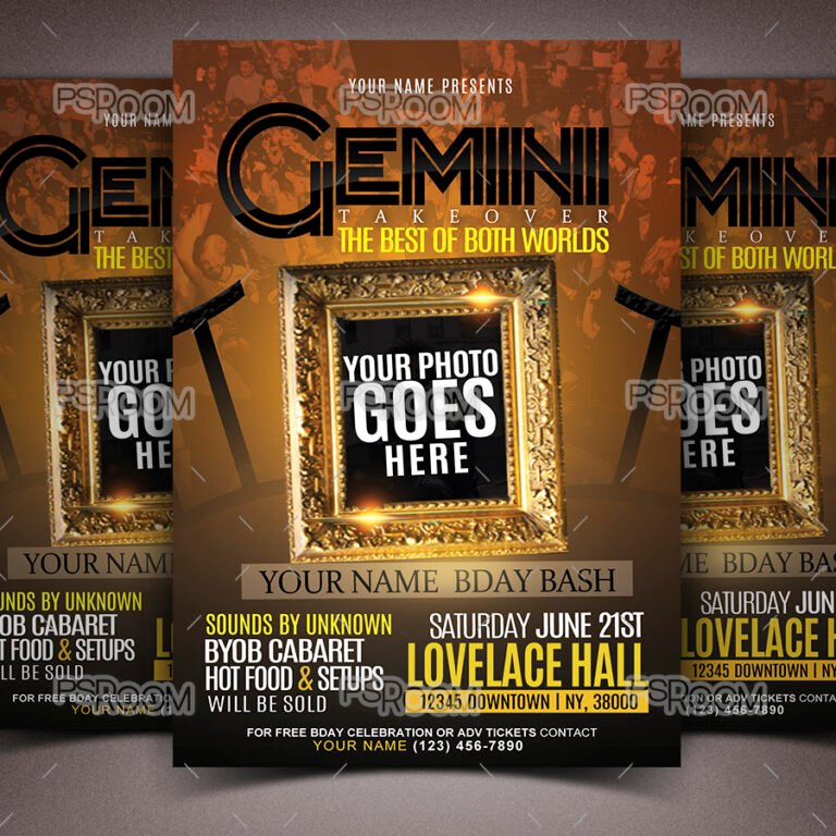 Gemini Takeover Flyer