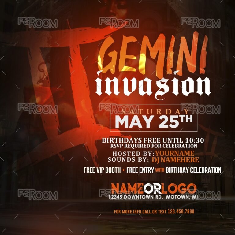 Gemini Invasion Flyer