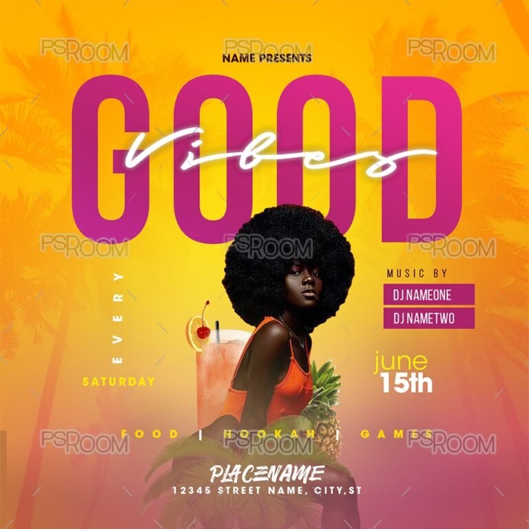 Good Vibes Summer Flyer
