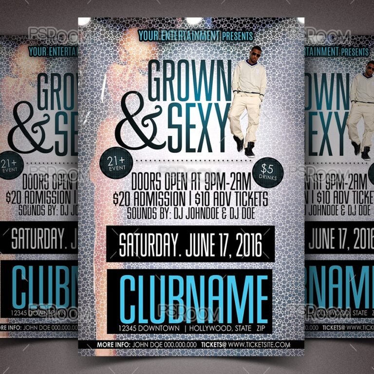 Grown & Sexy Flyer