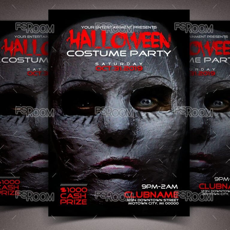 Halloween Costume Party Flyer