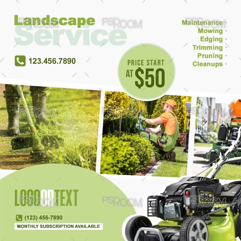Landscape Service Flyer