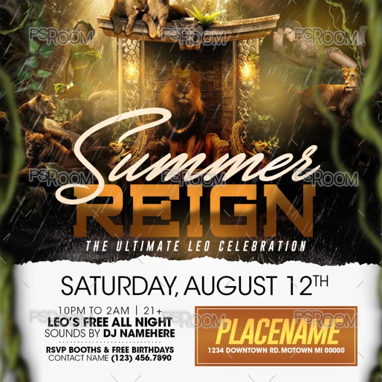 Summer Reign Leo Nation Flyer