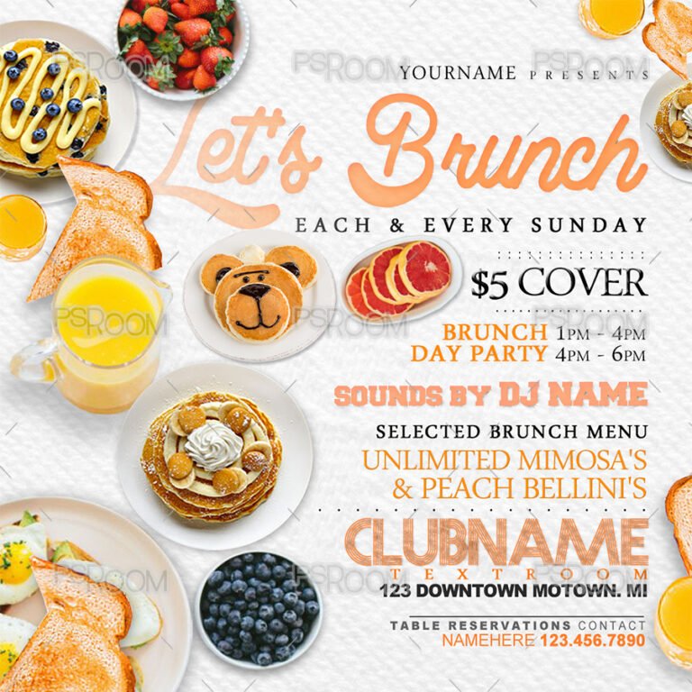 Let's Brunch Flyer