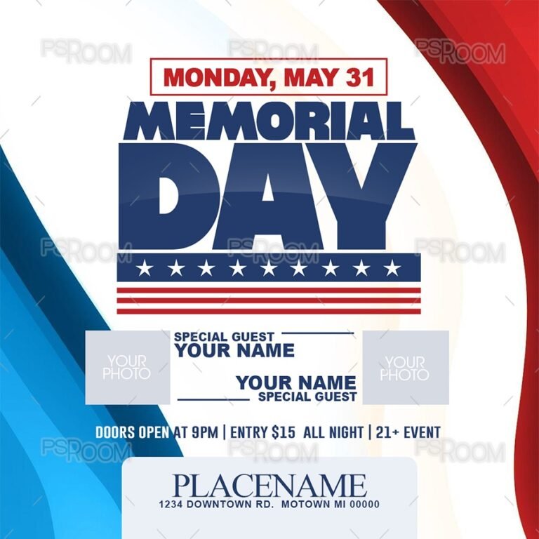 Memorial Day Flyer