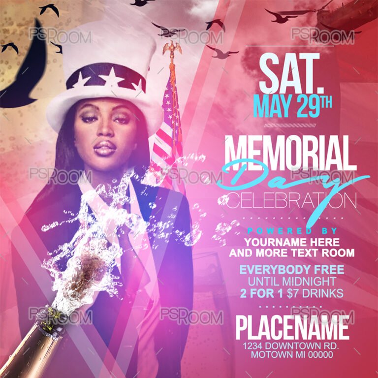Memorial Day Celebration Flyer