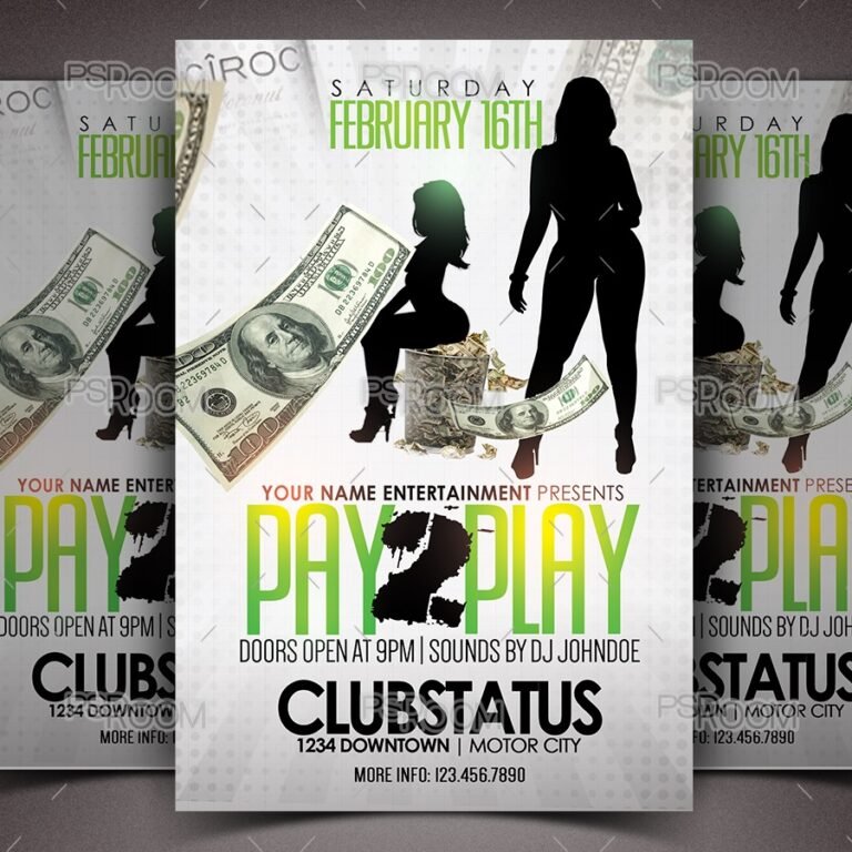 Pay 2 Play Flyer