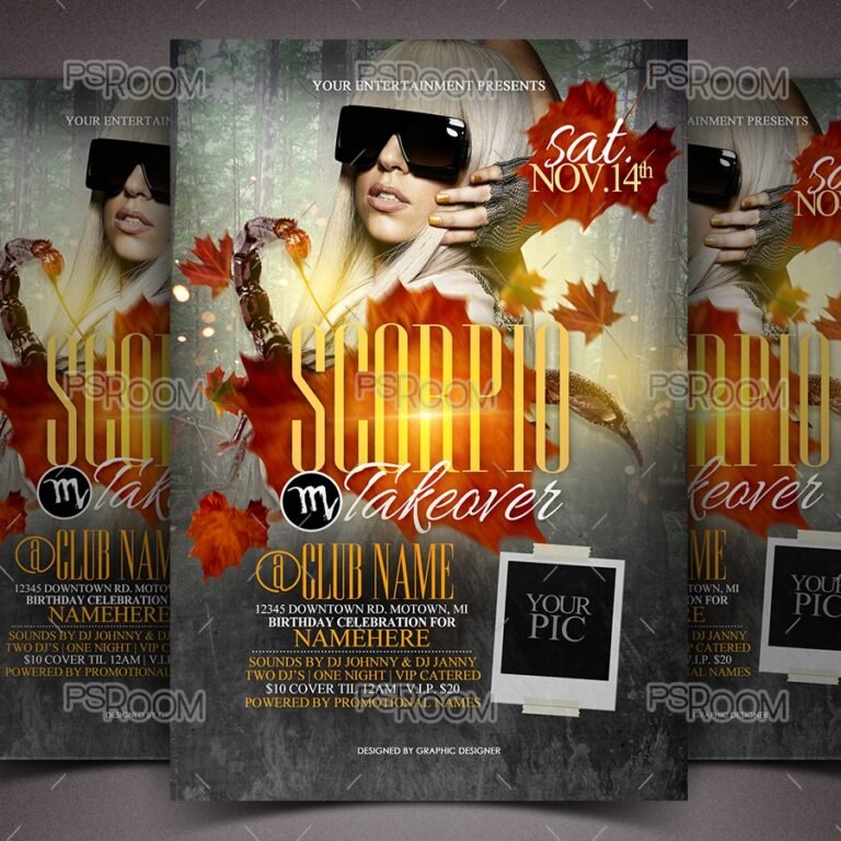 Scorpio Takeover Flyer