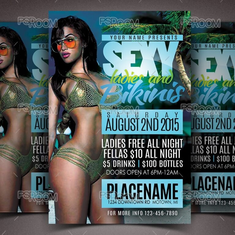 Sexy Ladies and Bikinis Flyer