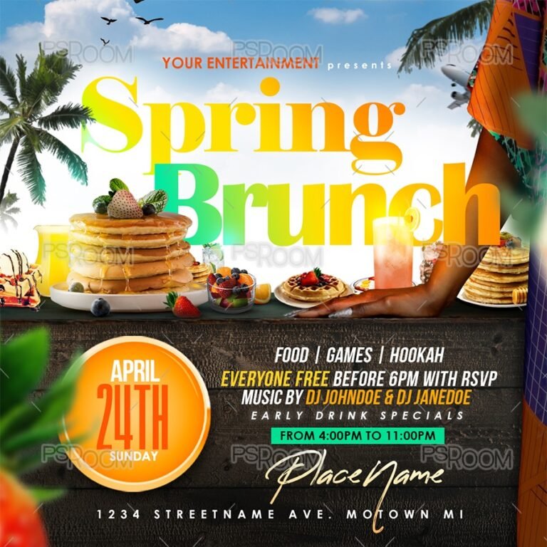 Spring Brunch Flyer