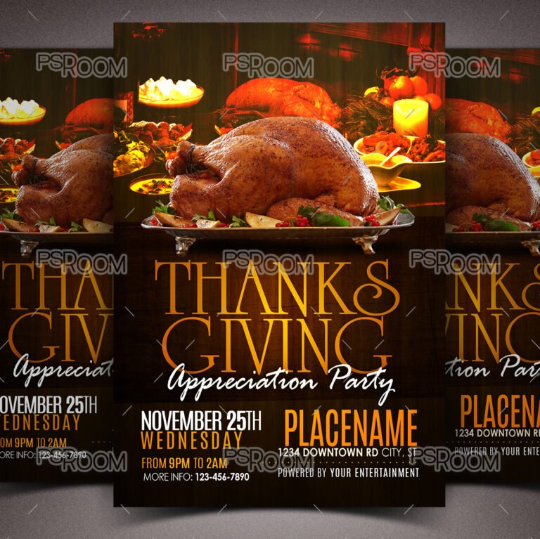 Thanksgiving Appreciation Flyer