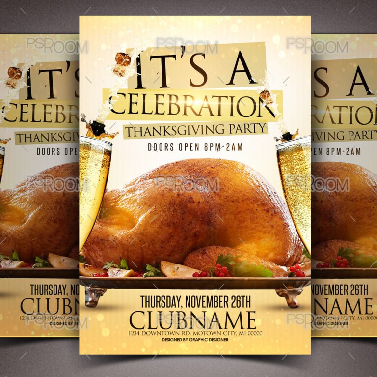 Thanksgiving Celebration Flyer