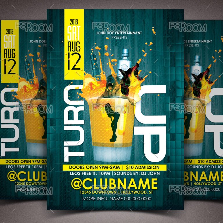 Turn Up Flyer