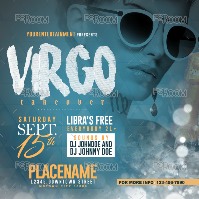 Virgo Takeover Flyer
