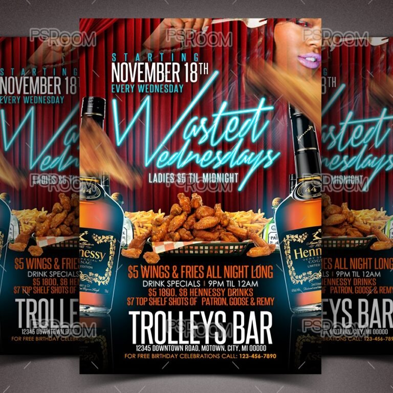 Wasted Wednesday Flyer