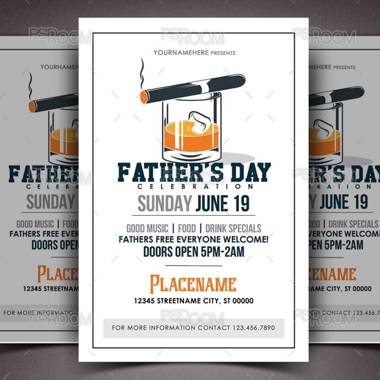Father's Day Celebration Flyer