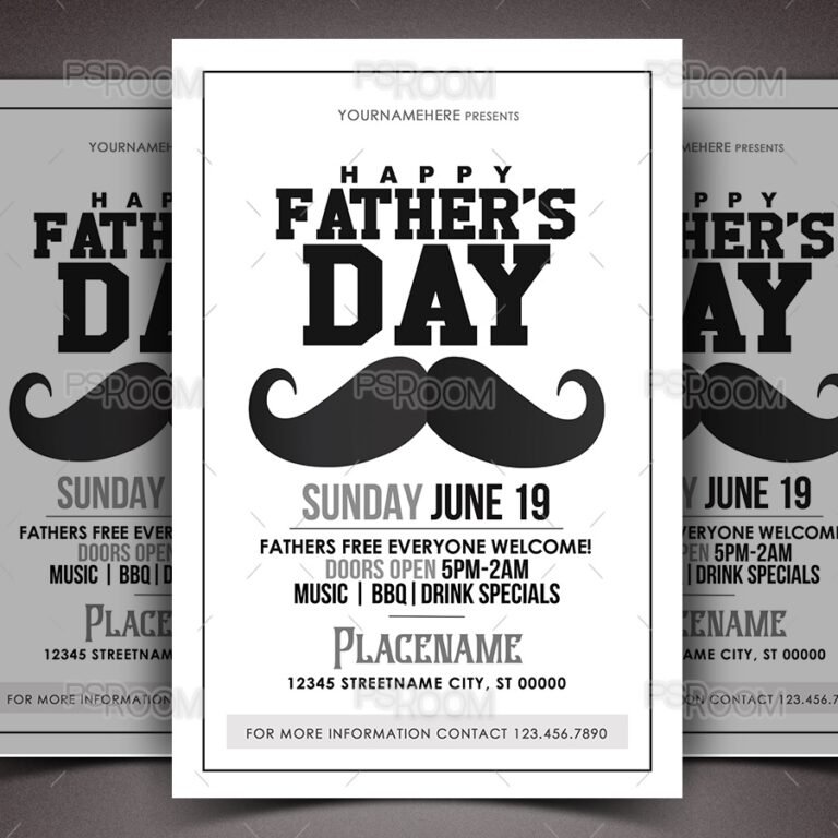 Happy Father's Day Flyer