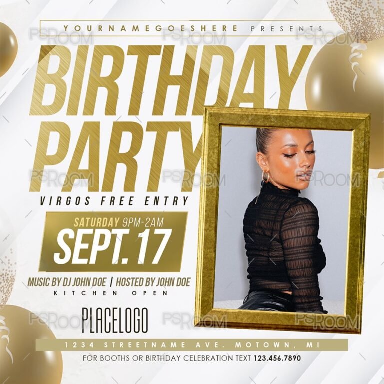 Birthday Party Flyer