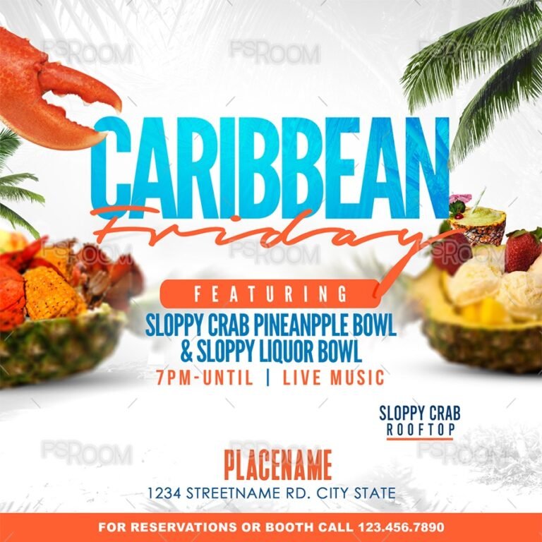 Caribbean Friday Flyer
