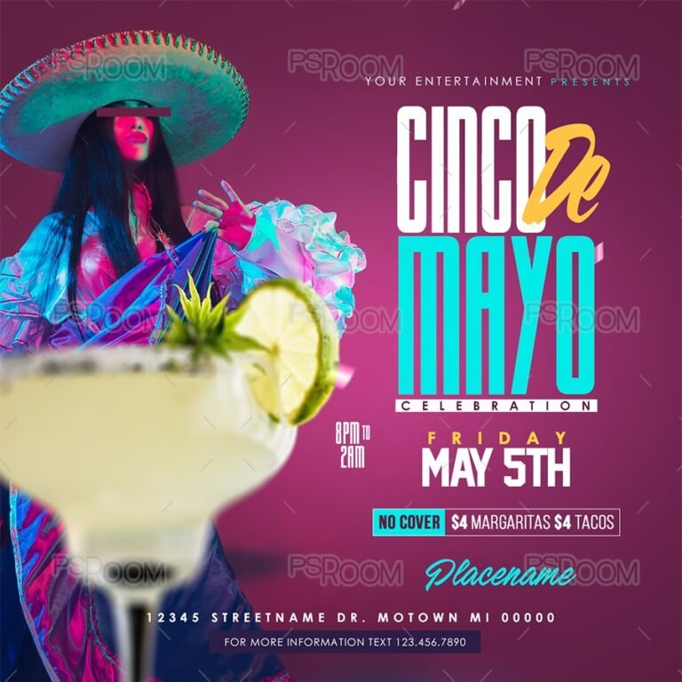 Cinco De Mayo Celebration Flyer