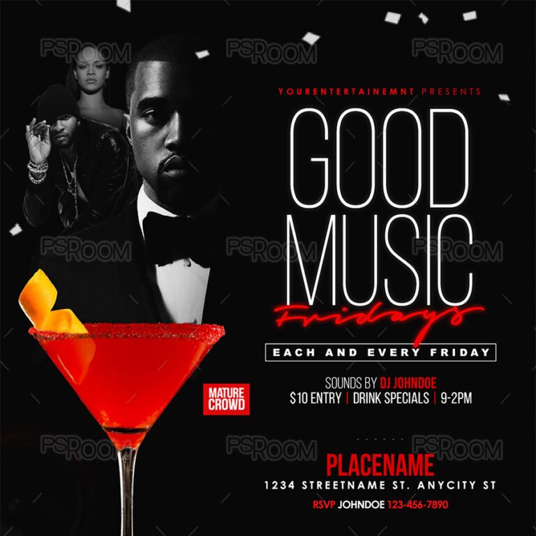 Good Music Friday Flyer Template