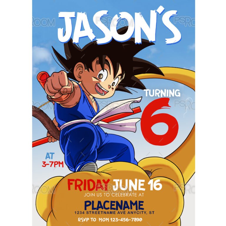 Birthday Boy Invitation Template