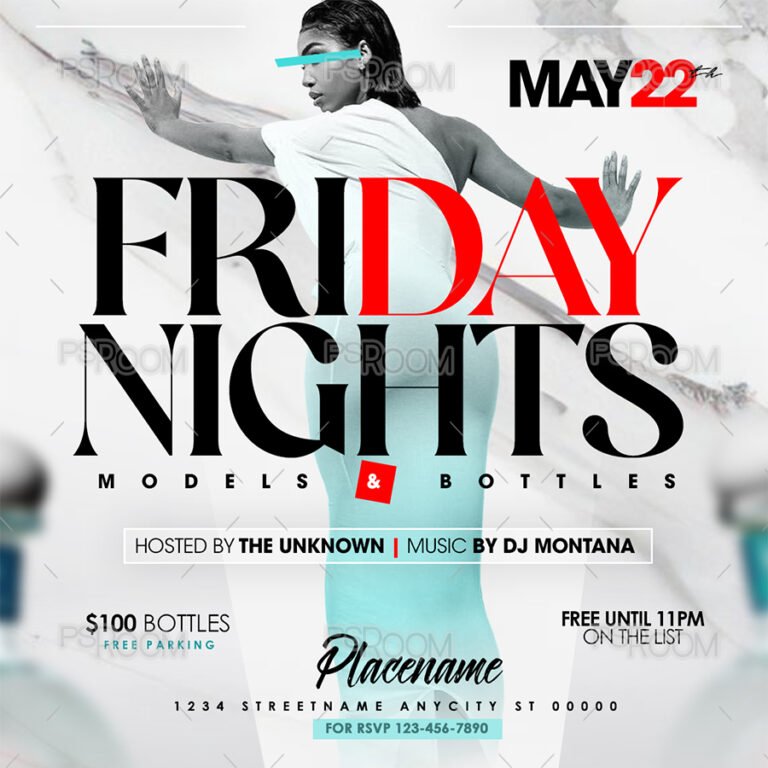 Friday Nights Flyer Template