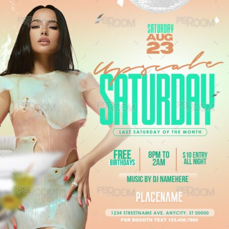 Upscale Saturday Flyer Template