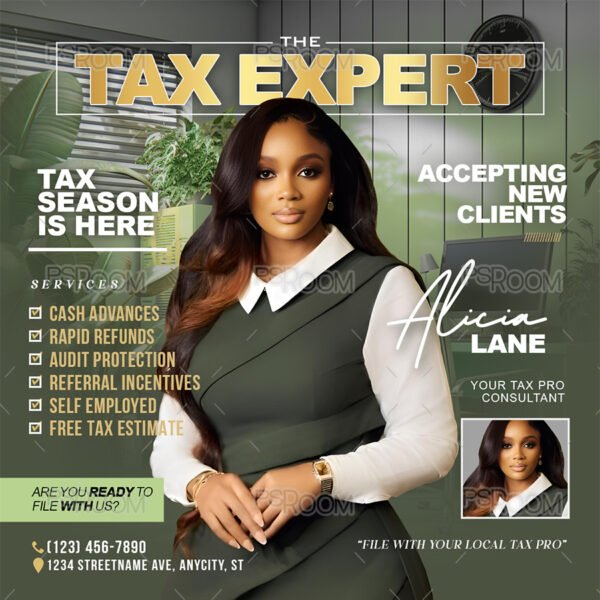 The Tax Expert Flyer Template